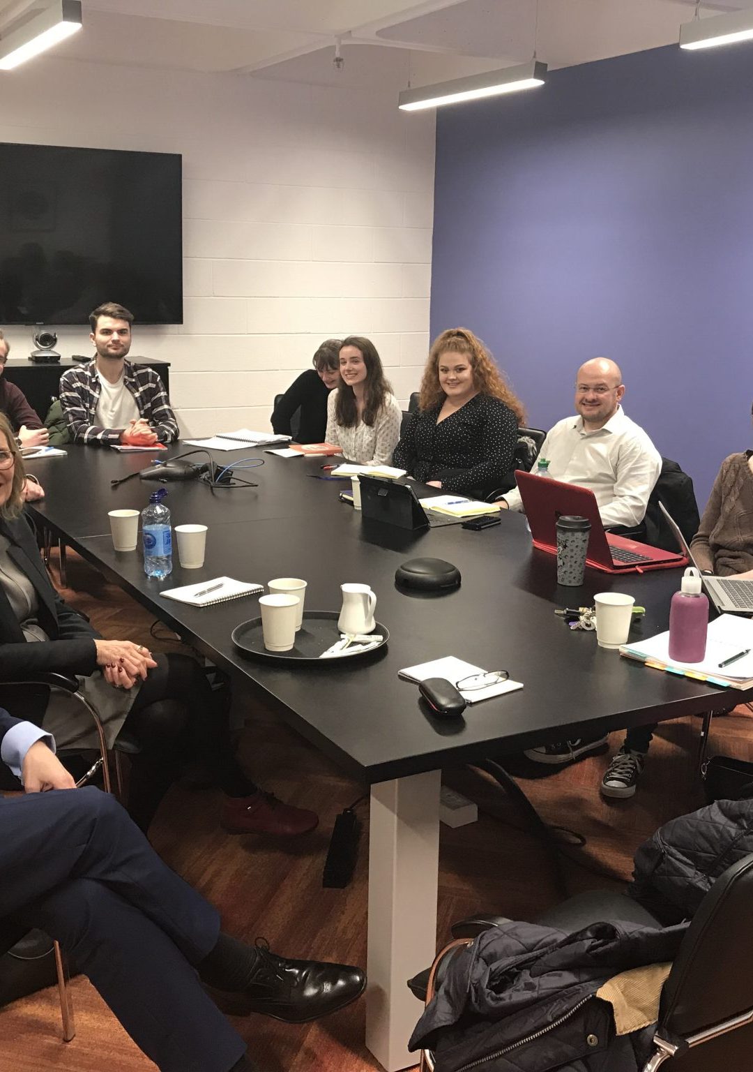 AdVIC meeting with students from the UL School of Law